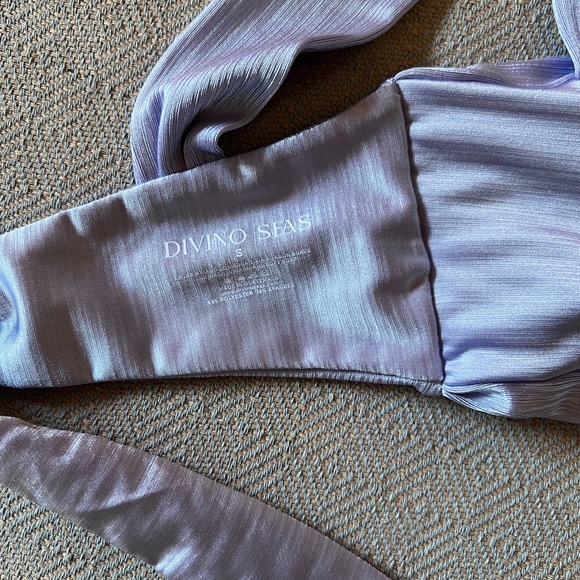 Divino Seas ANA DE BRETAÑA / LAVENDER SILK - TOP - Picture 10 of 11